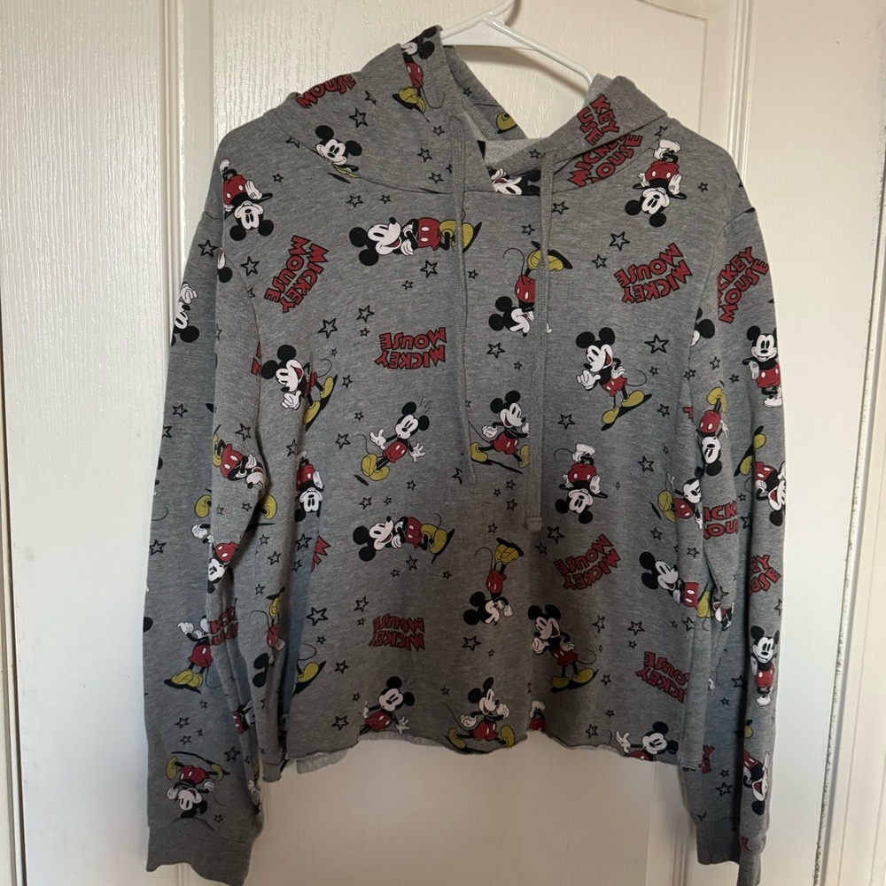 Disney Mickey Mouse Sweat Sweatshirt Hoodie Women’s Soze XL